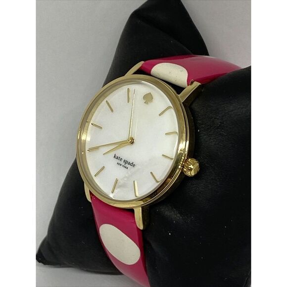 Kate Spade New York 0224 Women Pink Leather Analog Dial Quartz Wrist Watch MP591 main image 10